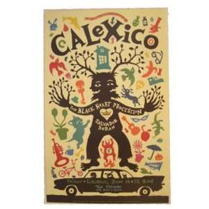  Calexico Poster Handbill Fillmore Salvador Doran 