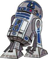 Star Wars R2D2 Animated Figure Embroid. Die Cut Patch  