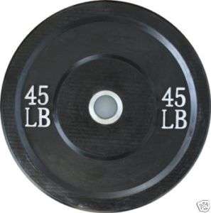 45 lb Olympic Rubber Bumper Plate weight Crossfit  