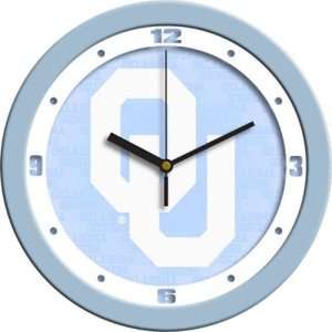 Oklahoma Sooners NCAA Wall Clock (Blue) 