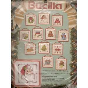   Victorian Christmas Bucilla Counted Cross Stitch Kit Arts, Crafts
