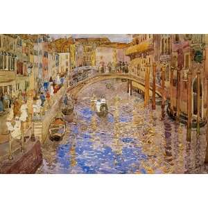   Maurice Brazil Prendergast   24 x 16 inches   Venetian Canal Scene