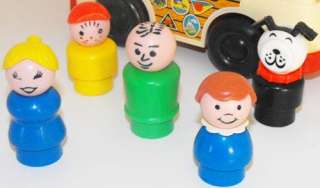   Piece Fisher Price Little People Play Family Mini Bus 1969  