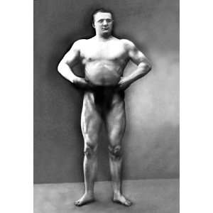  Strongman Pose 20X30 Canvas Giclee