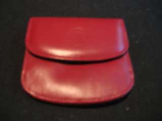 Buxton Mini Coin billfold leather wallet,Red  