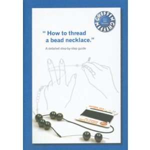  Bead Stringing Instruction Booklet, By Griffin Arts 