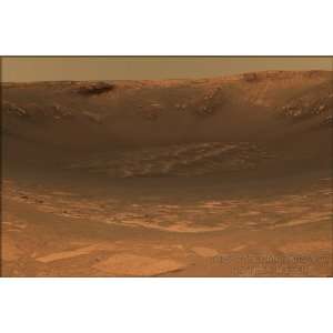  Endurance Crater, Mars Rover Opportunity   24x36 Poster 