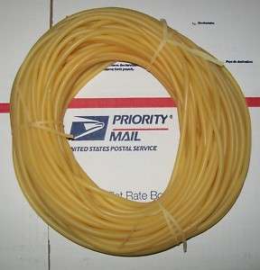 25 FEET   LATEX RUBBER TUBING SURGICAL GRADE 1/4   NEW  