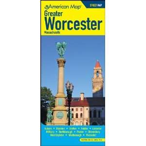   American Map 512442 Greater Worcester, MA Street Map