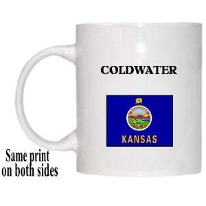    US State Flag   COLDWATER, Kansas (KS) Mug 