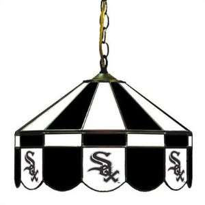   Chicago White Sox Stained Glass Pub Light Style Swag 