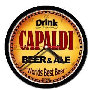  CAPALDI beer and ale cerveza wall clock 