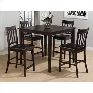   Marin Country Table and Stools Set in Merlot Finish