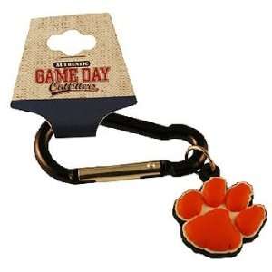    NCAA Clemson Tigers PVC Carabiner Keychain
