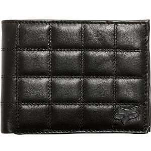   Pinned Leather Mens Fashion Wallet   Black / One Size Automotive