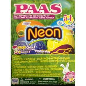  Neon Egg Coloring Easter Kit  PAAS Toys & Games