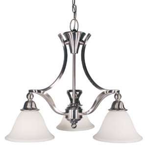  By Zlite Carlisle Collection Brushed Nickel Finish 3 Light 