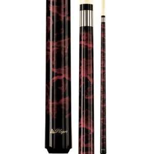 Players Midnight Black and Carmine Red Marblized Cue (weight21oz 