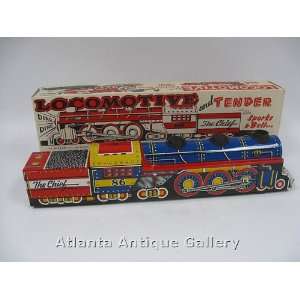  Marx Locomotive W/ Tender & Original Box Toys & Games