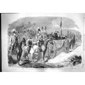   1861 QUEEN IRELAND SOLDIERS CURRAGH KILDARE CARRIAGE