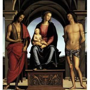  Hand Made Oil Reproduction   Pietro Perugino   24 x 26 