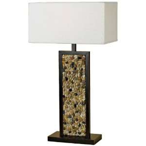  Pebbly Path River Stone 29 High Table Lamp