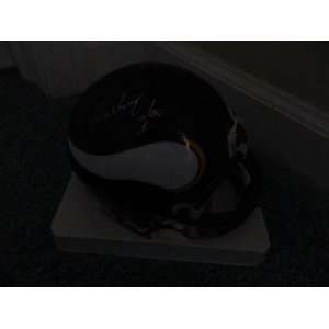   Carter Autographed Mini Helmet   COA   Autographed NFL Mini Helmets