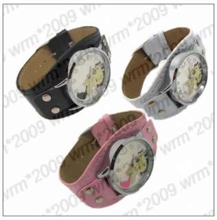   Stap Material Leather Watch Face 3.7cm diameter Total length 22