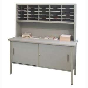   Riser and Cabinet Color Gray Textured Steel/Gray Laminate Surface
