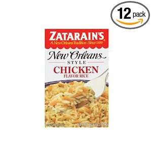 Zatarains New Orleans Style Chicken Flavor Rice 6.3 Ounce Boxes(Pack 
