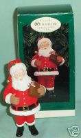 1996 Hallmark Membership Santa Christmas Ornament n Box  
