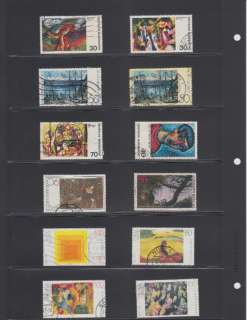 GERMANY STAMP COLLECTION ALBUM PAGE SET LOT SHEET  