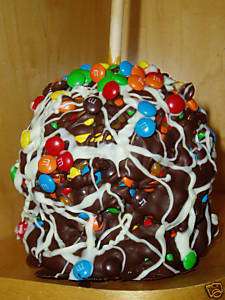 CARAMEL CHOCOLATE CANDY APPLE/APPLES/FAVORS  