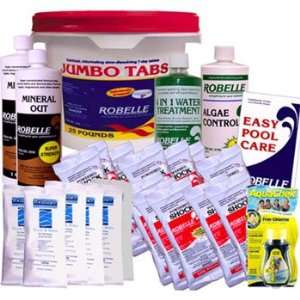  Above Ground Pool Chemical Kit with 25 lb 3 Jumbo Tabs 
