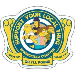  Simpsons Local Thugs Sticker S SIM 0109 Toys & Games