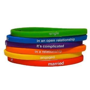  Status Update Bands FB Relationship Pack Skinny Jewelry