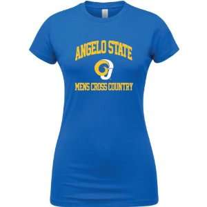  Angelo State Rams Royal Blue Womens Mens Cross Country 