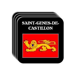 Aquitaine   SAINT GENES DE CASTILLON Set of 4 Mini Mousepad Coasters