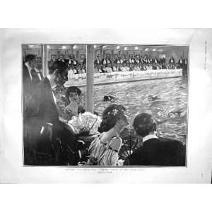   1903 LADIES SWIMMING BATH CLUB HUMBERT COURT PLAYFAIR