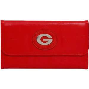    Georgia Bulldogs Ladies Red Clutch Wallet