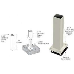    CRL Oyster White ARS Surface Mount Stanchion