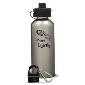   17oz Stainless Steel TREAD LIGHTLY Mini Canteen