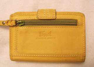 fossil med size leather wallet vtg inspired  