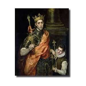  St Louis 121570 And His Page C158590 Giclee Print