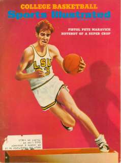 PISTOL PETE MARAVICH LSU TIGERS 1969 Sports Illustrated Cover  