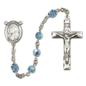  St. Bruno Aqua Rosary Jewelry