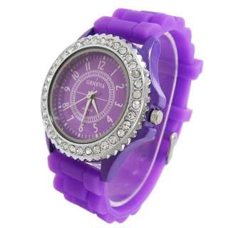   Quartz Crystal Women Girls Wrist Sports Classic Gel Jelly Watch  