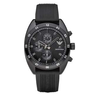 Emporio Armani Sportivo Chronograph Black Rubber AR5928  