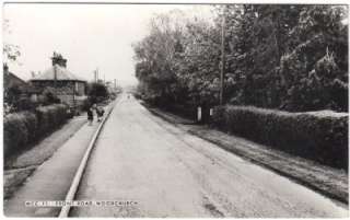 Early WOODCHURCH Front Road Tenterden KENT Photo Postcard  