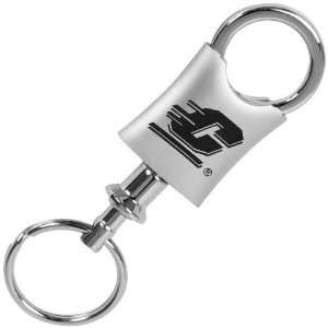  Central Michigan Chippewas Brushed Metal Valet Keychain 